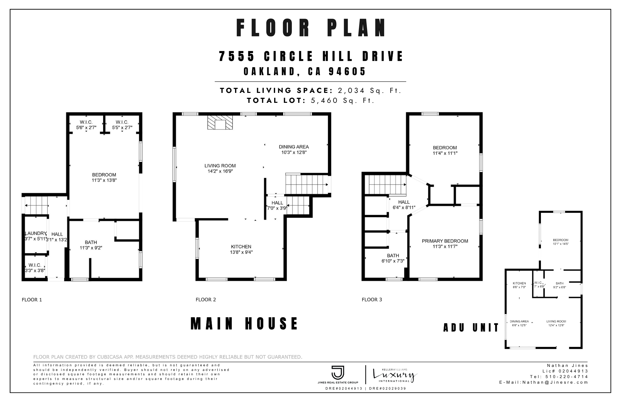 7555 Cicrle Hill Drive - Floor Plan 17 x 11 - JinesRE (17 x 11 in)